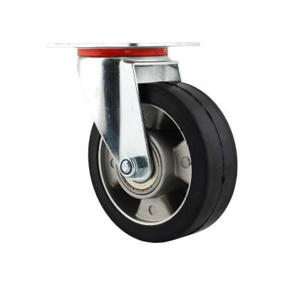 Zestaw kołowy obrotowy  aluminium-guma 120 kg - 450 kg